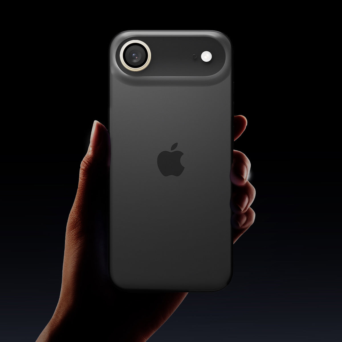 Glas für die Kamera für iPhone Air, Spigen Glas.tR EZ Fit Optik Pro 2-Pack, Schwarz-Golden