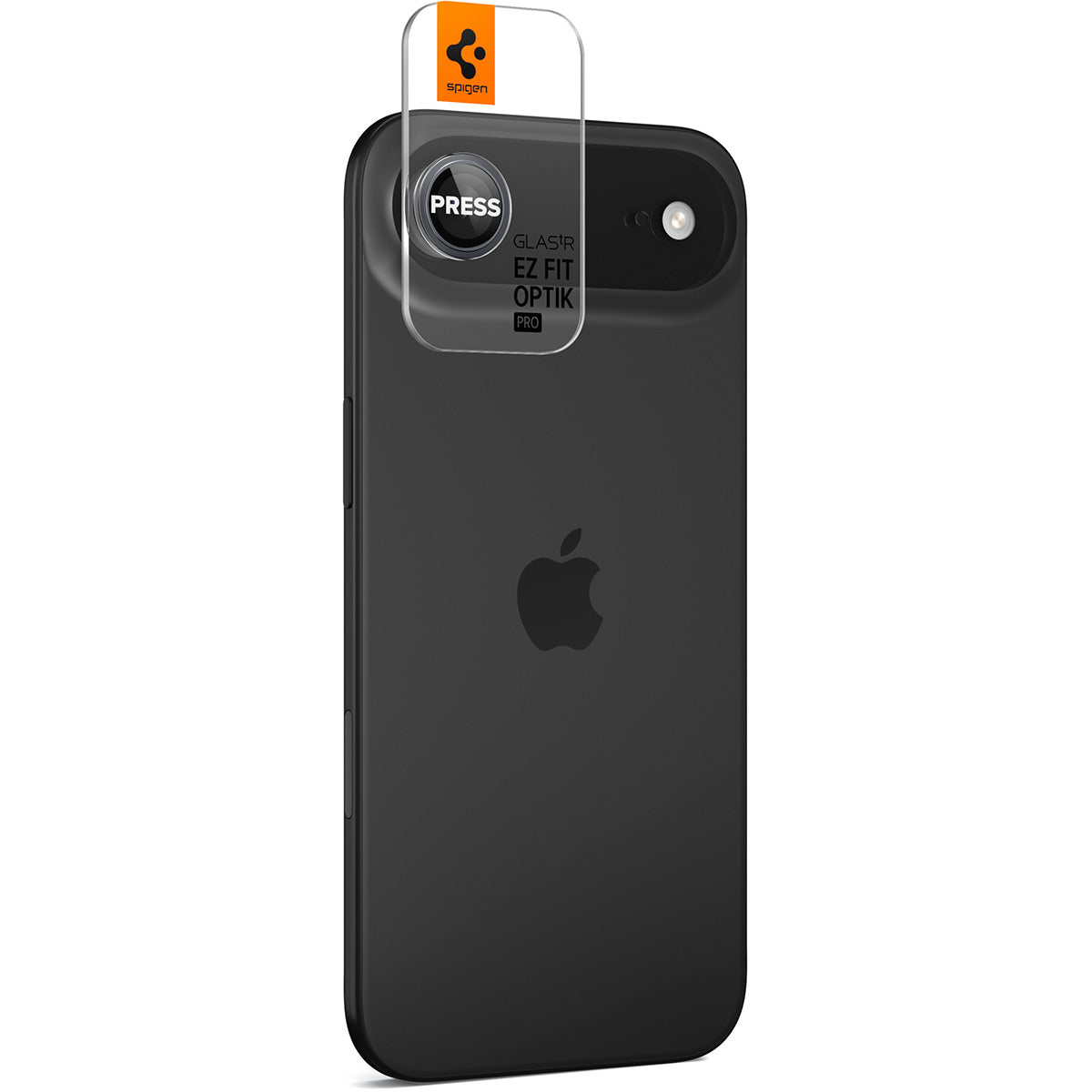 Glas für die Kamera für iPhone Air, Spigen Glas.tR EZ Fit Optik Pro 2-Pack, Schwarz-Grau