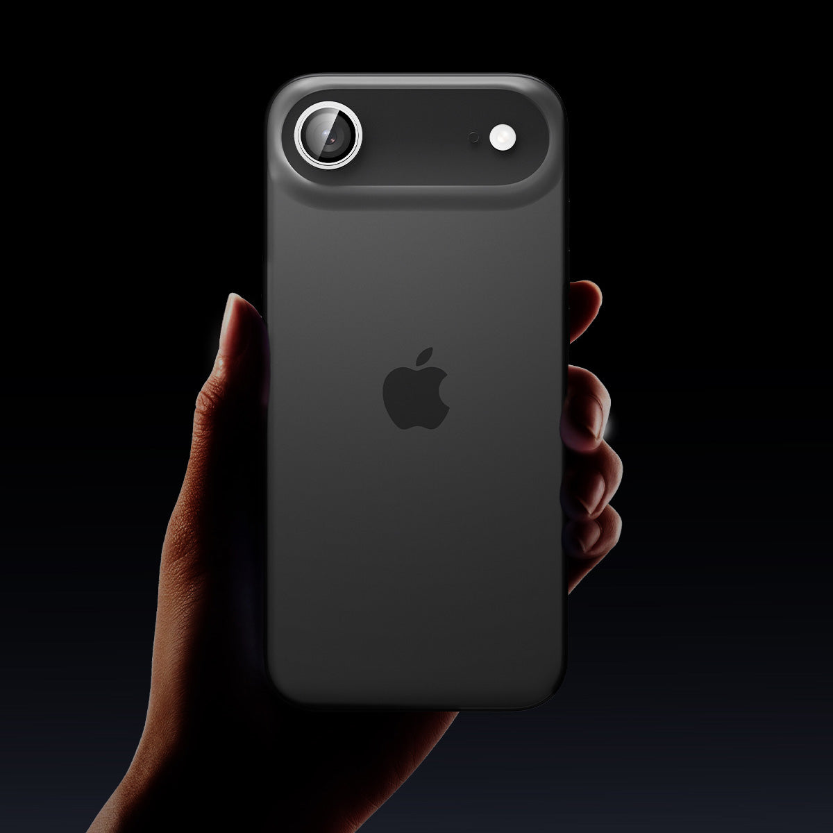 Glas für die Kamera für iPhone Air, Spigen Glas.tR EZ Fit Optik Pro 2-Pack, Schwarz-Silbern