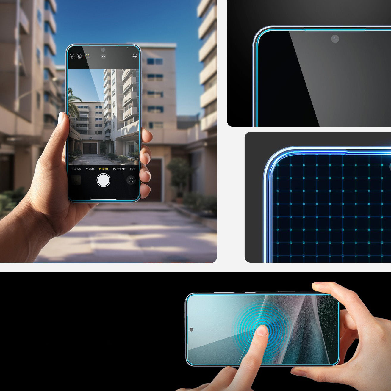 Glas + Applikator für Galaxy S25 Edge, Spigen Glas.tR EZ Fit Pro 1-Pack