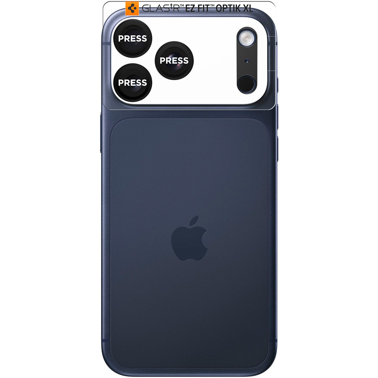 Glas für die Kamera für iPhone 17 Pro, Spigen Glas.tR Ez Fit Optik Pro XL 1-Pack, Schwarz