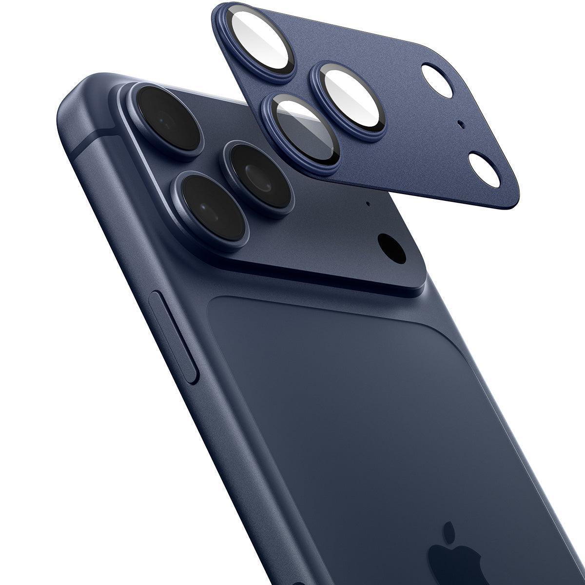 Glas für die Kamera für iPhone 17 Pro Max, Spigen Glas.tR Ez Fit Optik Pro XL 1-Pack, Dunkelblau