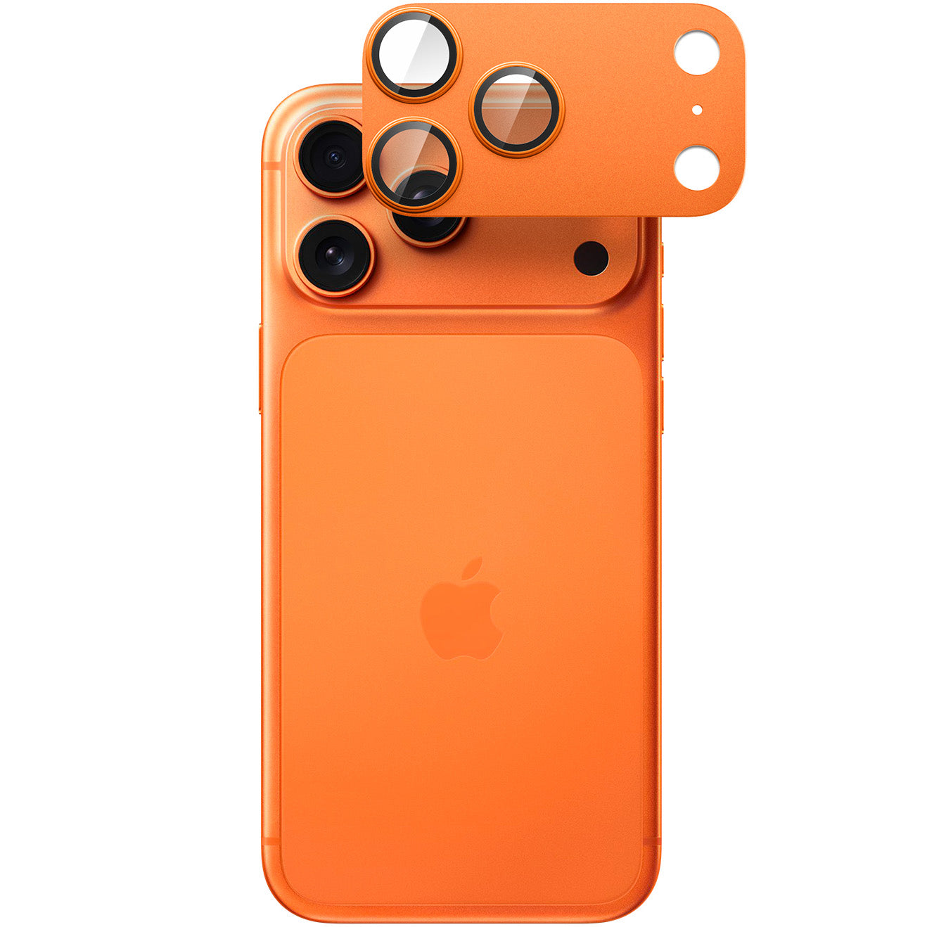 Glas für die Kamera für iPhone 17 Pro Max, Spigen Glas.tR Ez Fit Optik Pro XL 1-Pack, Orange