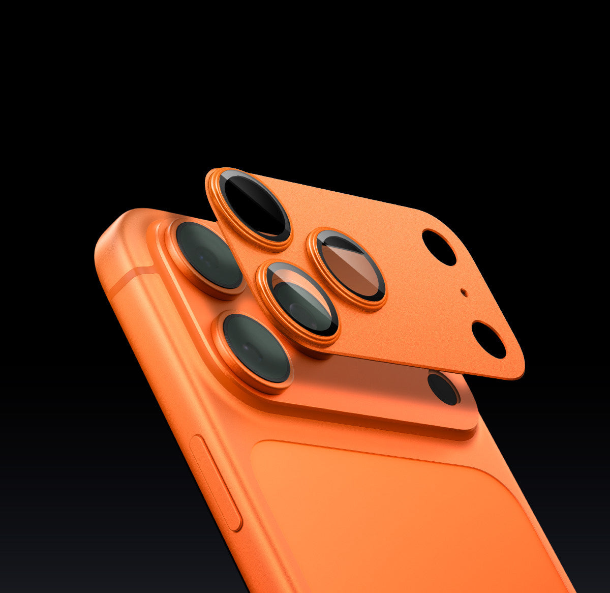 Glas für die Kamera für iPhone 17 Pro Max, Spigen Glas.tR Ez Fit Optik Pro XL 1-Pack, Orange