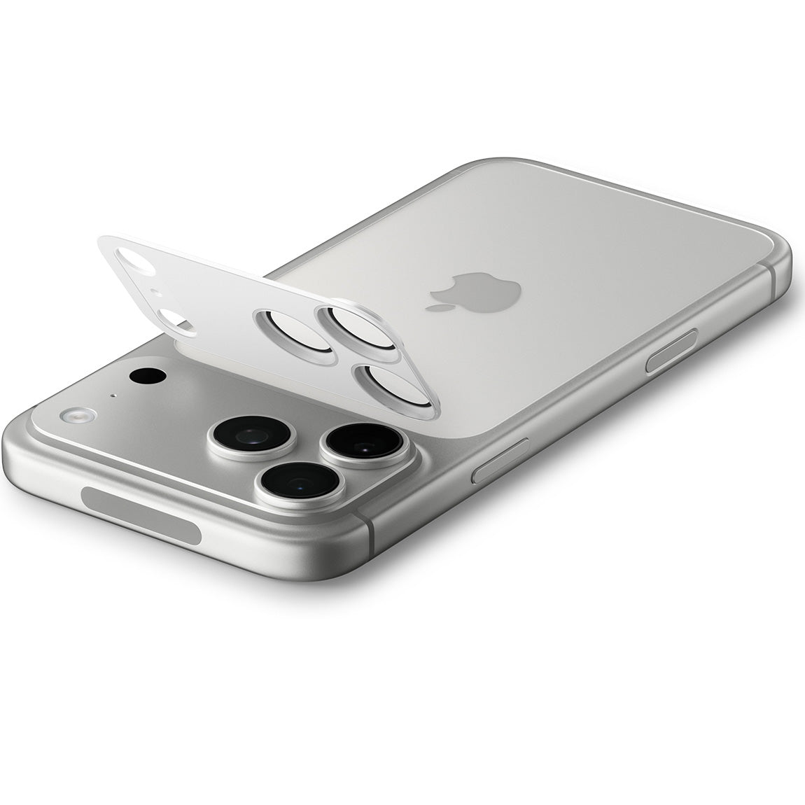Glas für die Kamera für iPhone 17 Pro Max, Spigen Glas.tR Ez Fit Optik Pro XL 1-Pack, Silbern