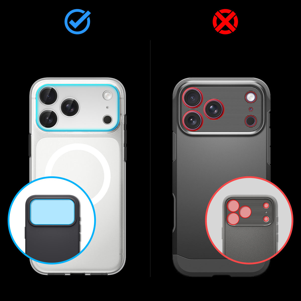 Glas für die Kamera für iPhone 17 Pro Max, Spigen Glas.tR Ez Fit Optik Pro XL 1-Pack, Silbern