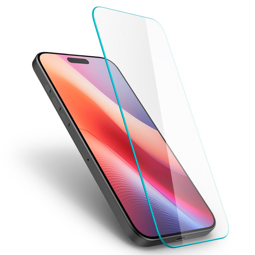 Glas für die Schutzhülle für iPhone 16 / 15, Spigen Glas.tR Slim 1-Pack