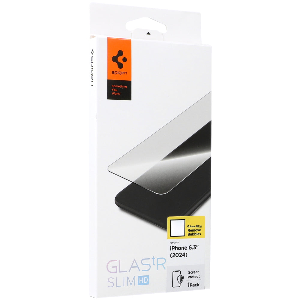 Glas für die Schutzhülle für iPhone 16 Pro, Spigen Glas.tR Slim 1-Pack