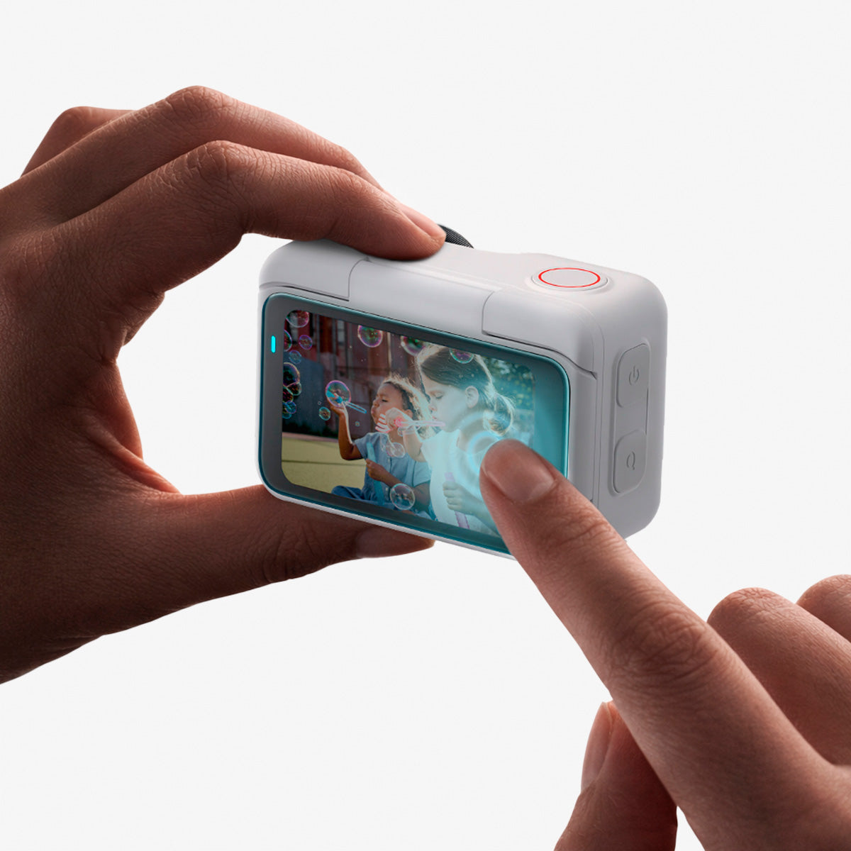 Gehärtetes Glas für Insta360 Go Ultra, Spigen Glas.tR Slim, 2 Stück