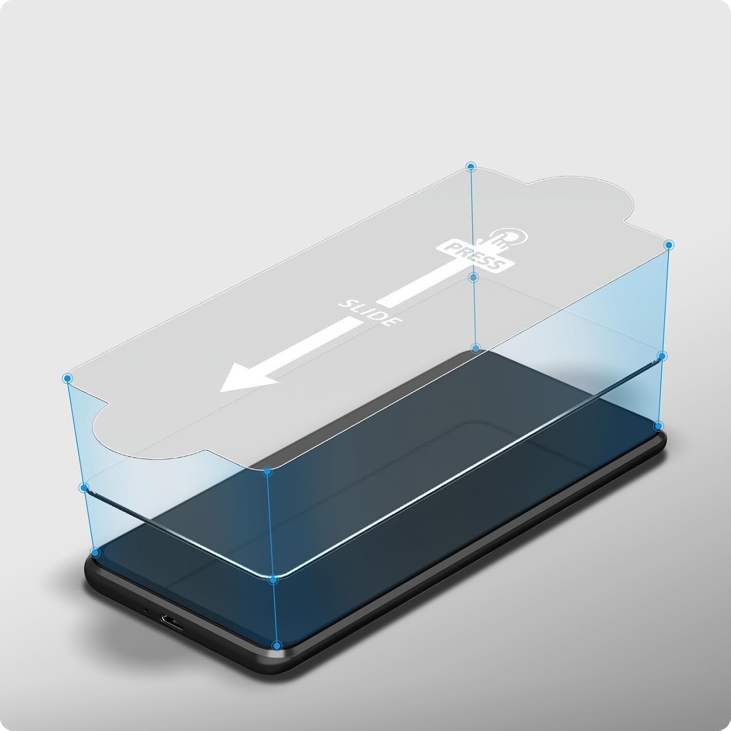 Glas für die Handyhülle für Galaxy XCover 7 / 7 Pro, Spigen Glas.tR Slim 2-Pack