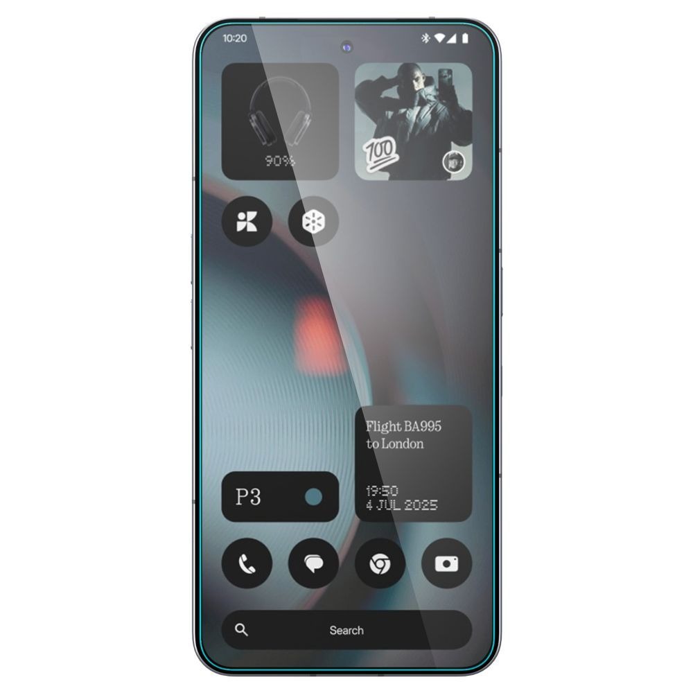 Glas für die Handyhülle für Nothing Phone 3, Spigen Glas.tR Slim 2-Pack