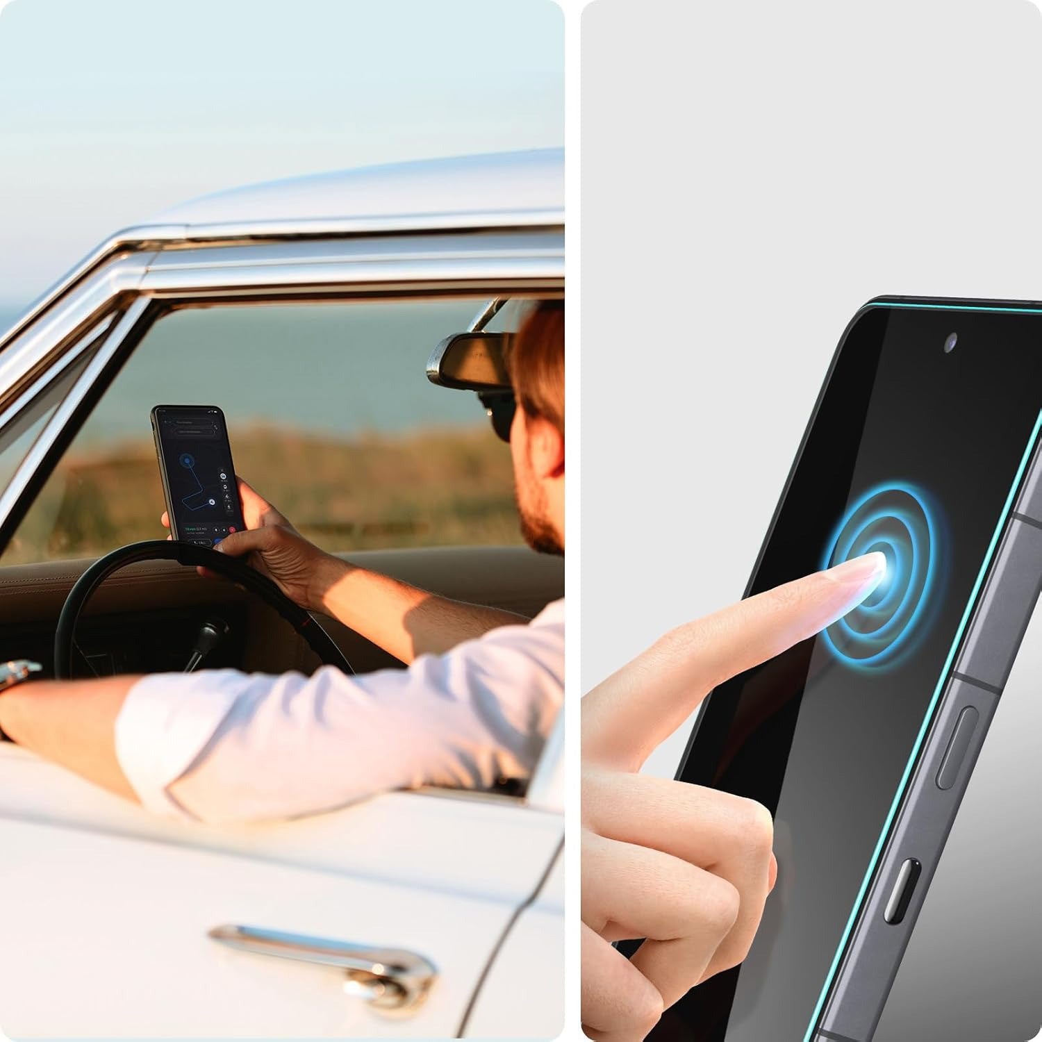Glas für die Handyhülle für Nothing Phone 3, Spigen Glas.tR Slim 2-Pack