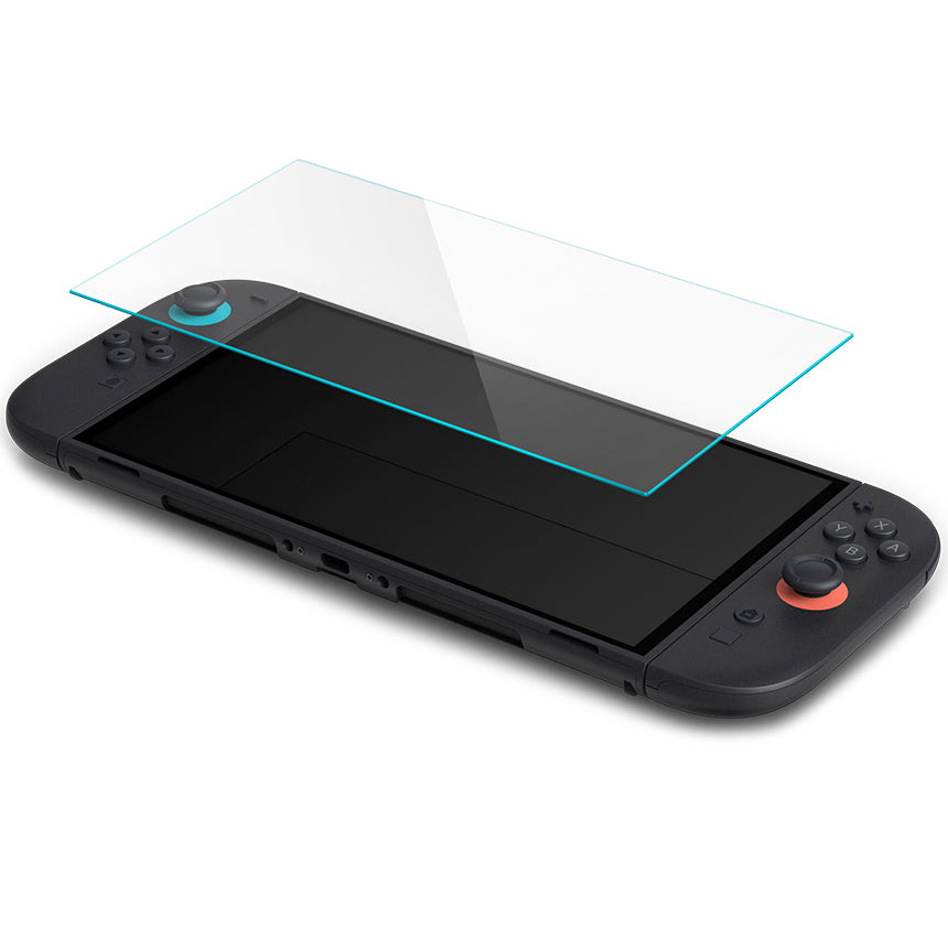Glas für die Schutzhülle für Nintendo Switch 2, Spigen Glas.tR Slim 2-Pack, Transparent