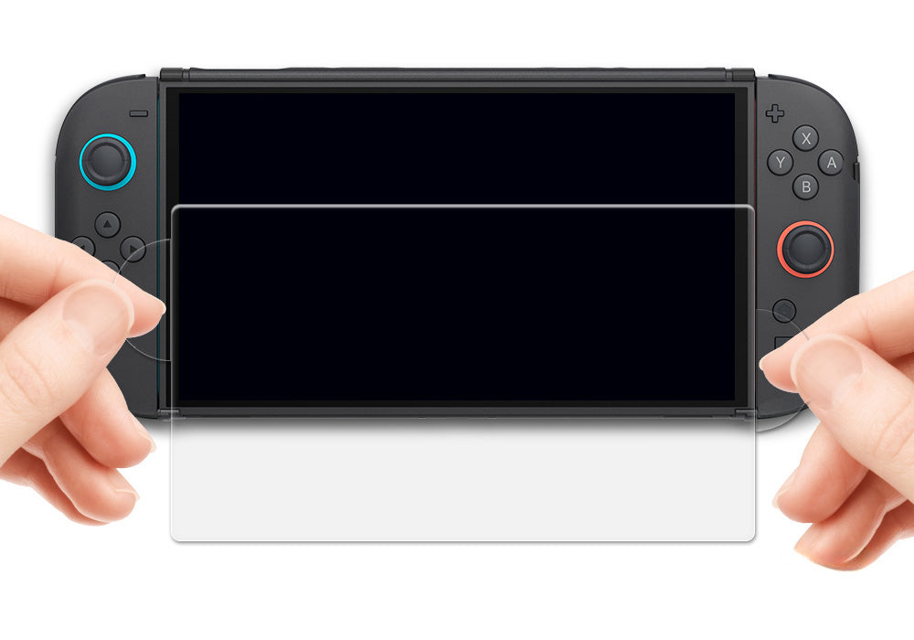Glas für die Schutzhülle für Nintendo Switch 2, Spigen Glas.tR Slim 2-Pack, Transparent