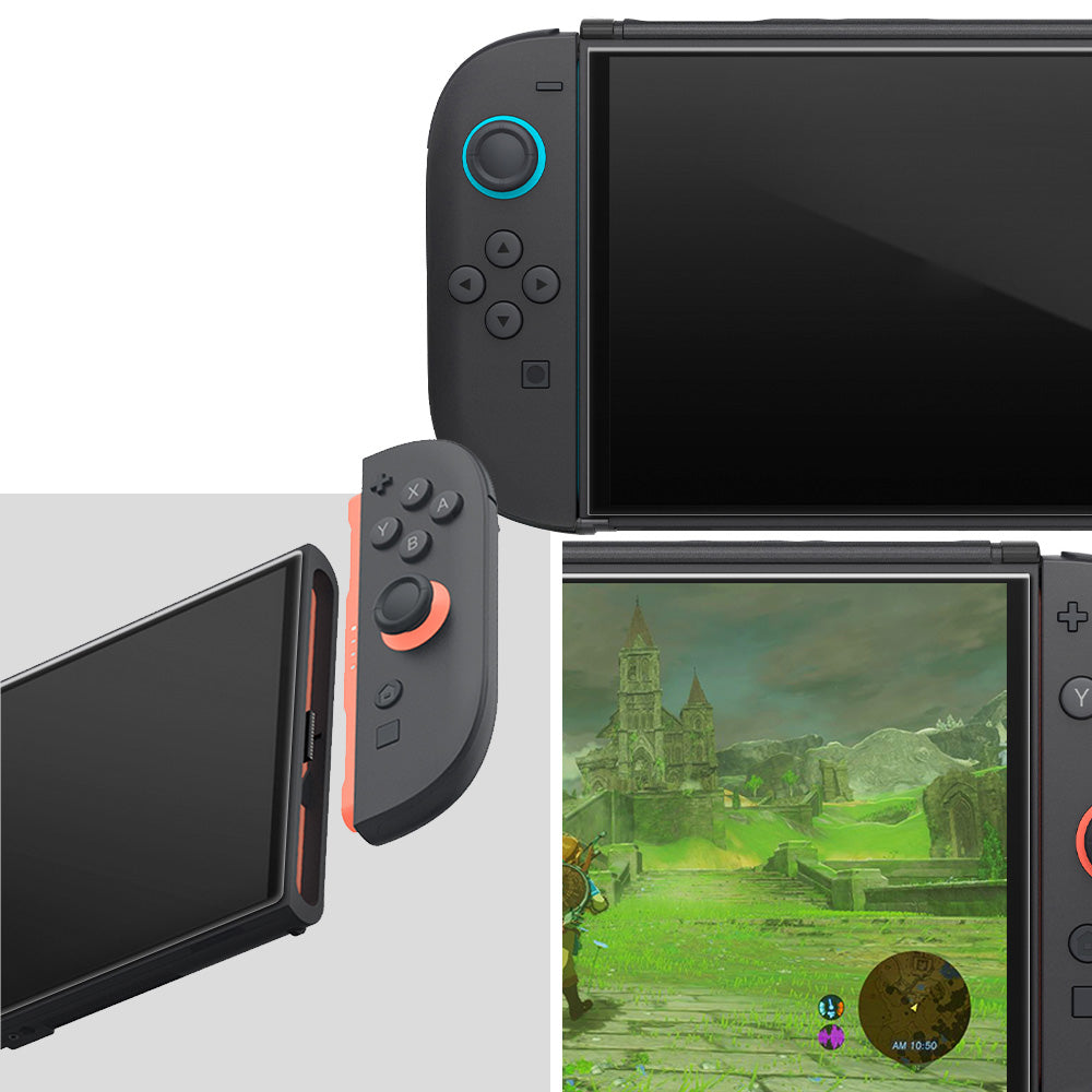 Glas für die Schutzhülle für Nintendo Switch 2, Spigen Glas.tR Slim 2-Pack, Transparent