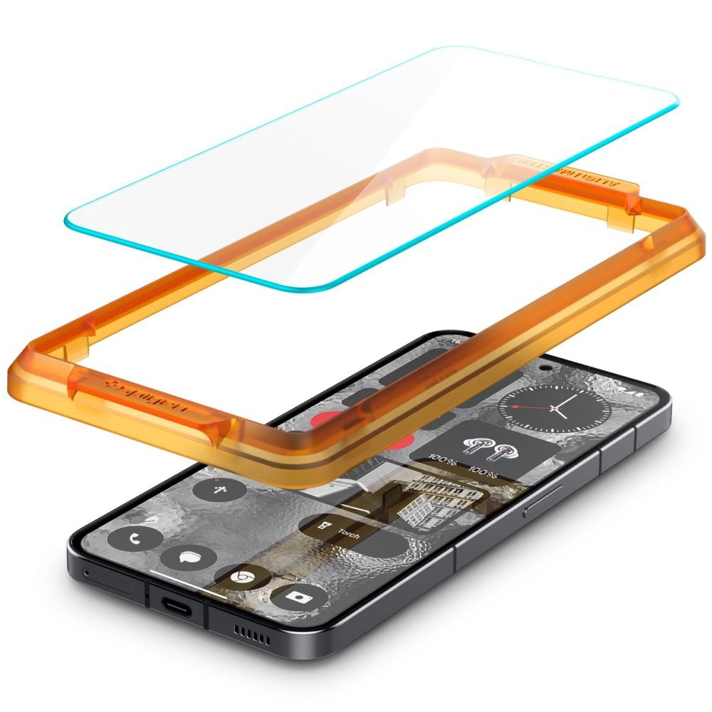 Glas für die Schutzhülle Spigen Glas.tR Slim AM 2-Pack für Nothing Phone 2