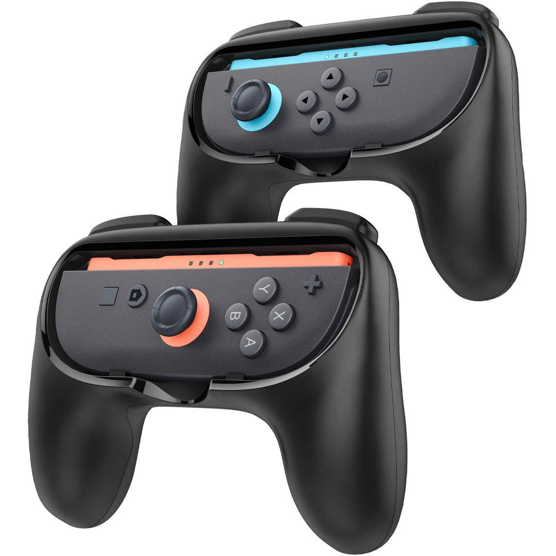 Hülle / Halterungen für Nintendo Switch 2 Controller-Pads, Spigen JoyCon Grip NS100, Schwarz
