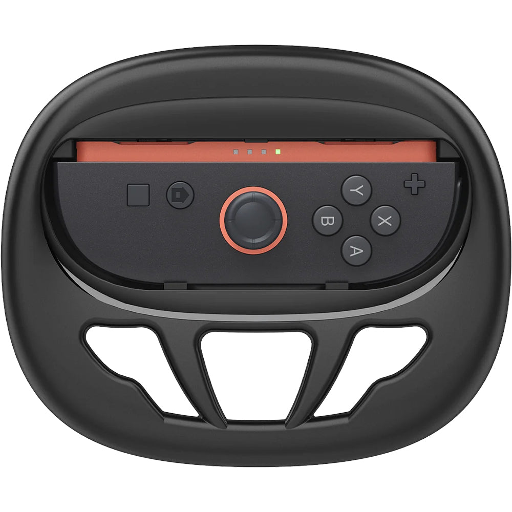 Lenkrad für Joy-Con 2 Controller, Spigen NS101 Steering Wheel, für Nintendo Switch 2, 2er-Set, Schwarz