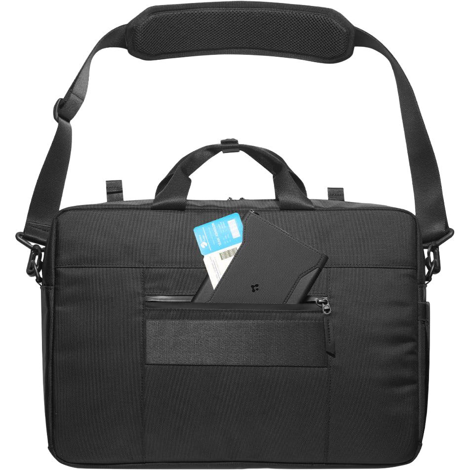 Laptoptasche für 16" Laptop und Zubehör, Spigen KD300 Klasden, Schwarz