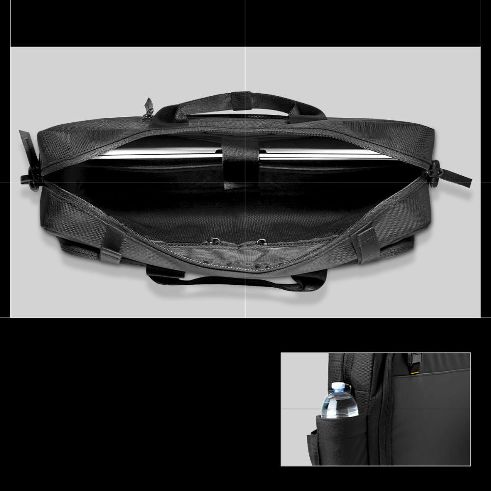Laptoptasche für 16" Laptop und Zubehör, Spigen KD300 Klasden, Schwarz