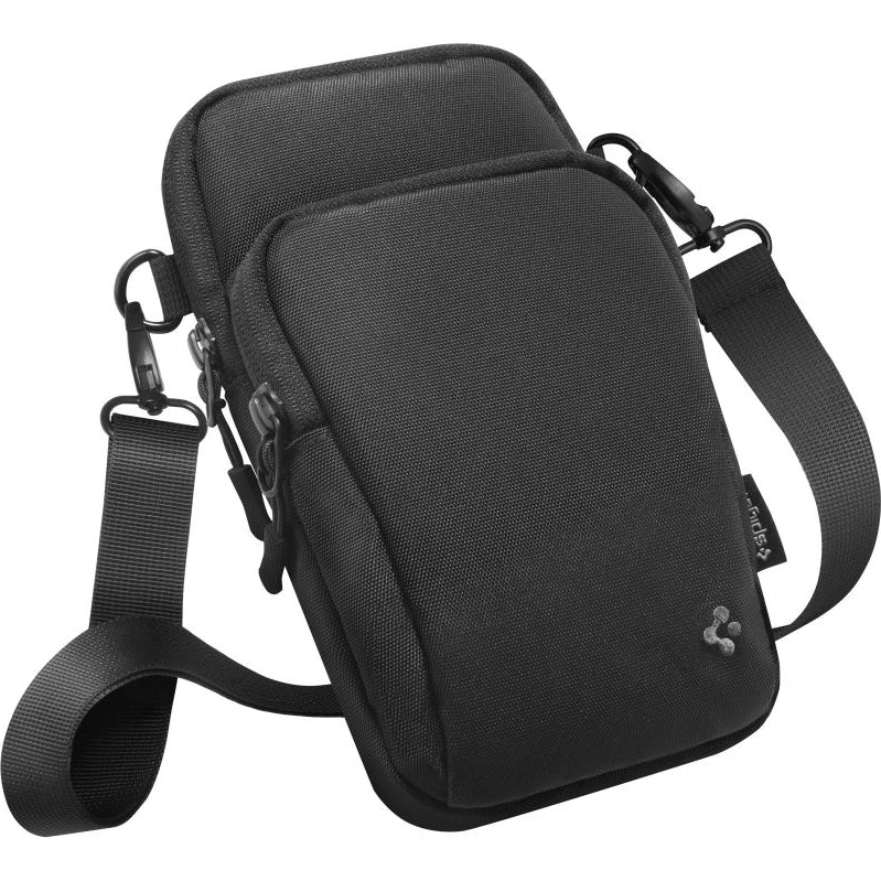 Handytasche, Umhängetasche, Spigen Universal Cross Bag Klasden, Schwarz