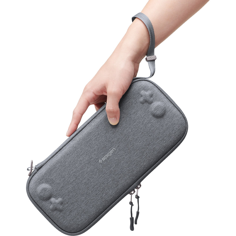 Hülle für Nintendo Switch 2, Spigen Klasden 2 Pouch, Grau
