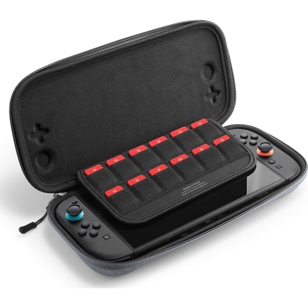 Hülle für Nintendo Switch 2, Spigen Klasden 2 Pouch, Grau