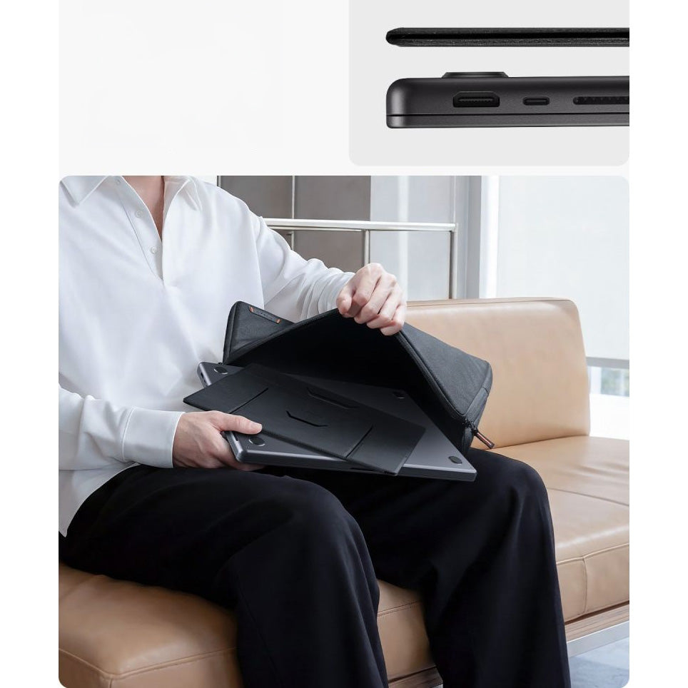 Universalständer für Laptop, Tablet, Spigen Slimfold LD201-S8, Schwarz