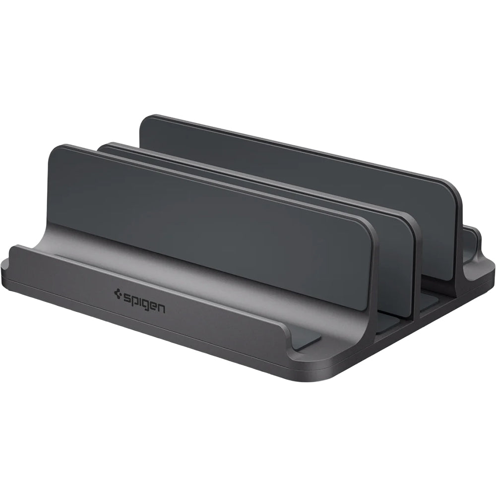 Höhenverstellbarer Vertikalständer für Laptop, Tablet und Smartphone, Spigen Vertical Stand LD208S4, Silbern