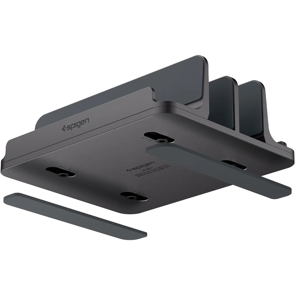 Höhenverstellbarer Vertikalständer für Laptop, Tablet und Smartphone, Spigen Vertical Stand LD208S4, Silbern