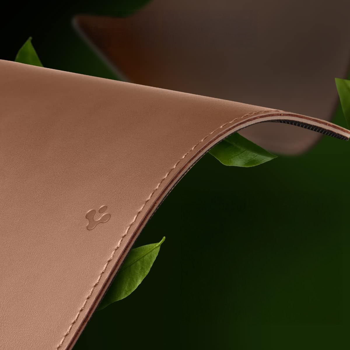 Öko-Leder-Schreibtisch/Mausunterlage, Spigen LD302, Braun
