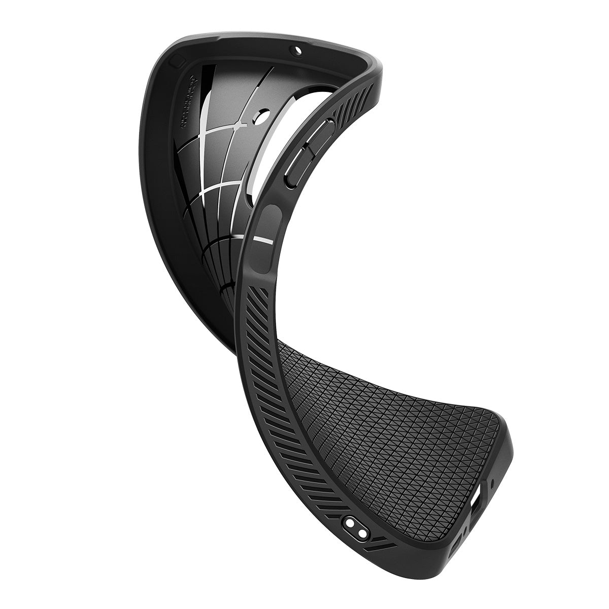Handyhülle für Galaxy A26 5G, Spigen Liquid Air, Schwarz