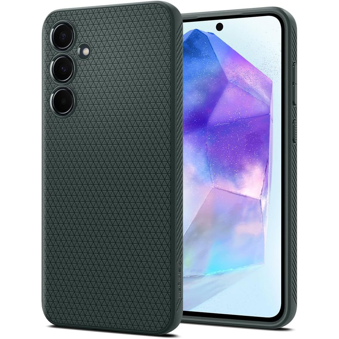 Schutzhülle für Galaxy A55 5G, Spigen Liquid Air, Grün