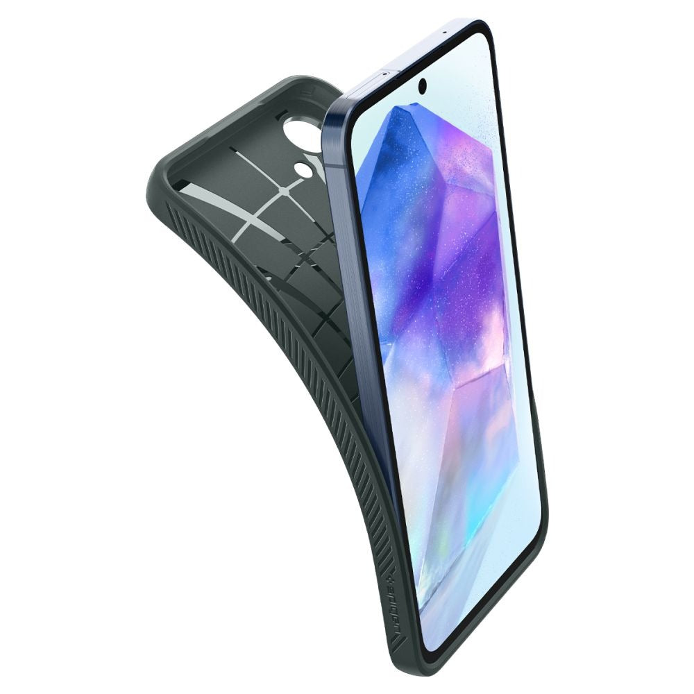 Schutzhülle für Galaxy A55 5G, Spigen Liquid Air, Grün
