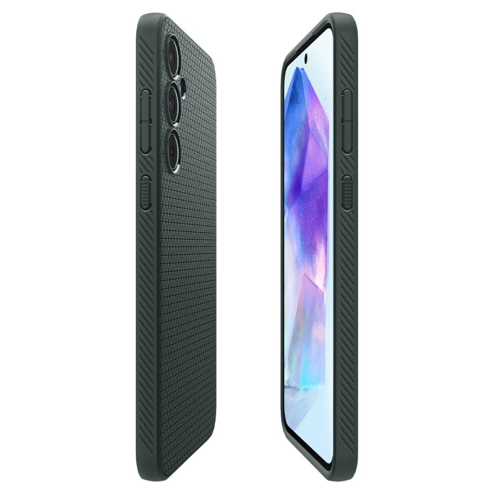 Schutzhülle für Galaxy A55 5G, Spigen Liquid Air, Grün