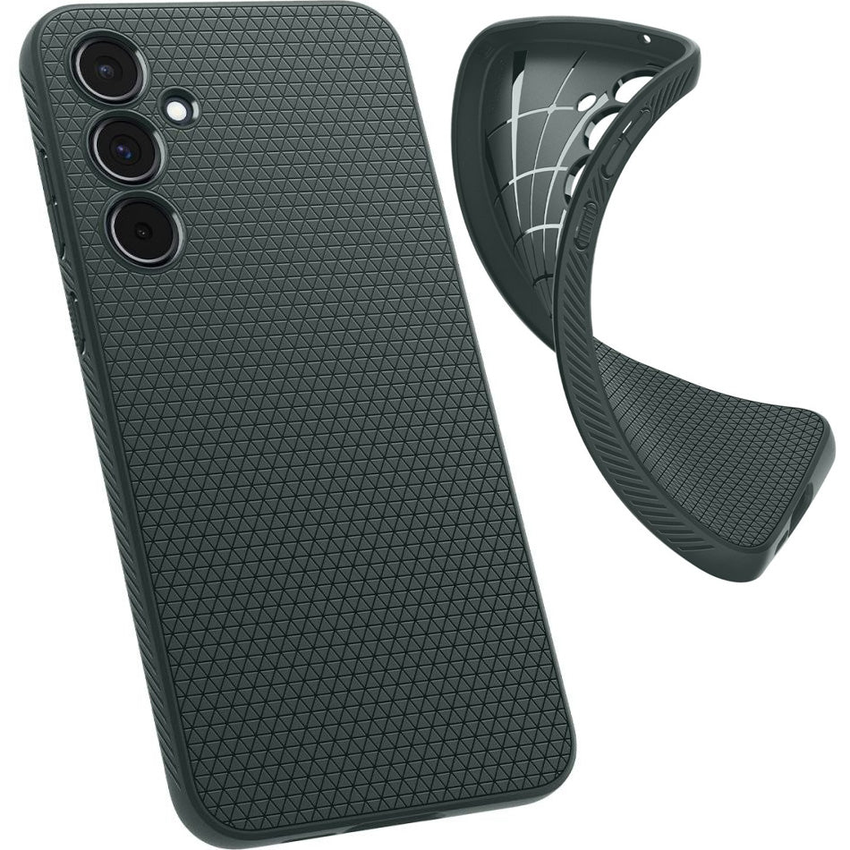 Schutzhülle für Galaxy A55 5G, Spigen Liquid Air, Grün
