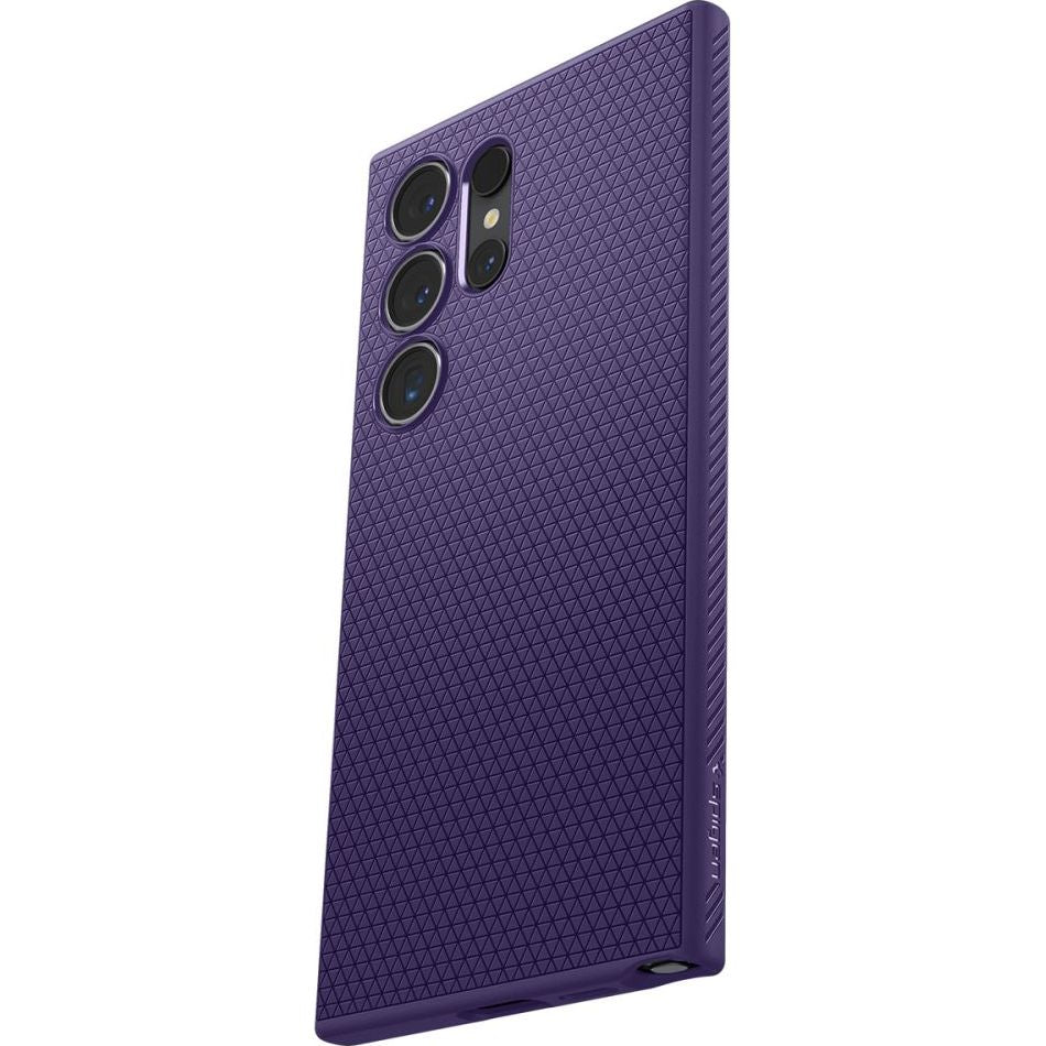 Schutzhülle für Galaxy S24 Ultra, Spigen Liquid Air, Violett