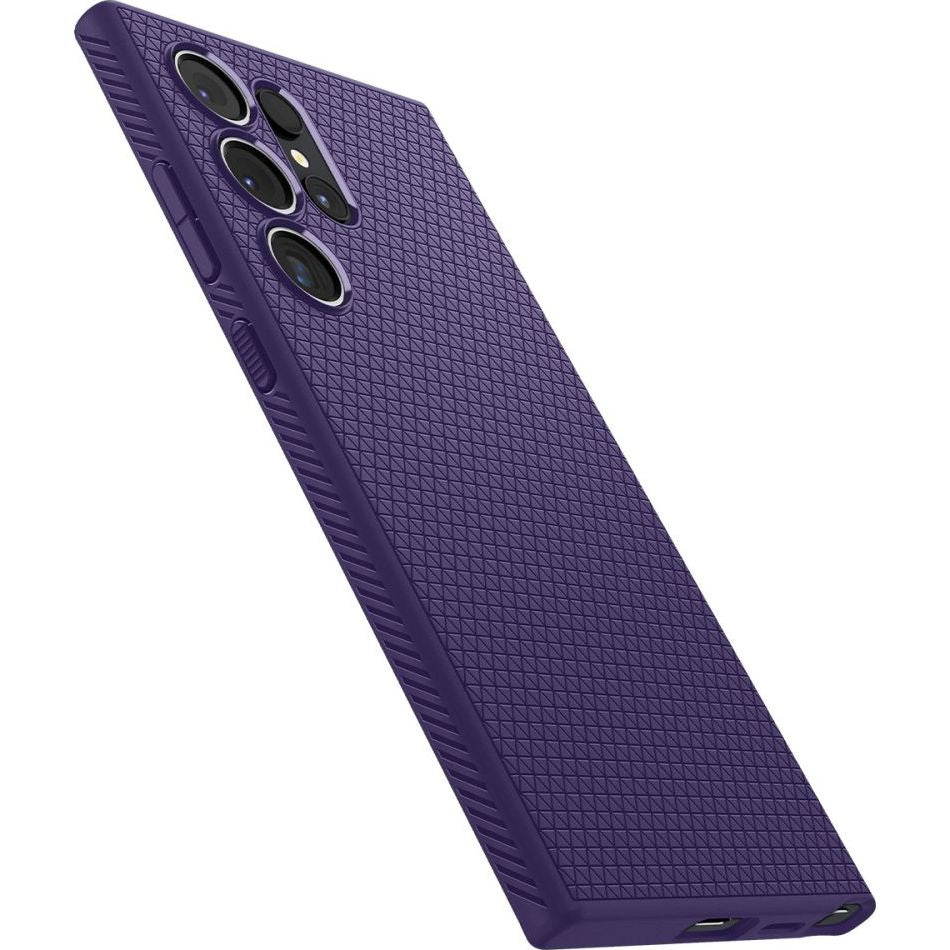 Schutzhülle für Galaxy S24 Ultra, Spigen Liquid Air, Violett
