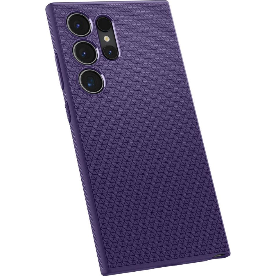 Schutzhülle für Galaxy S24 Ultra, Spigen Liquid Air, Violett