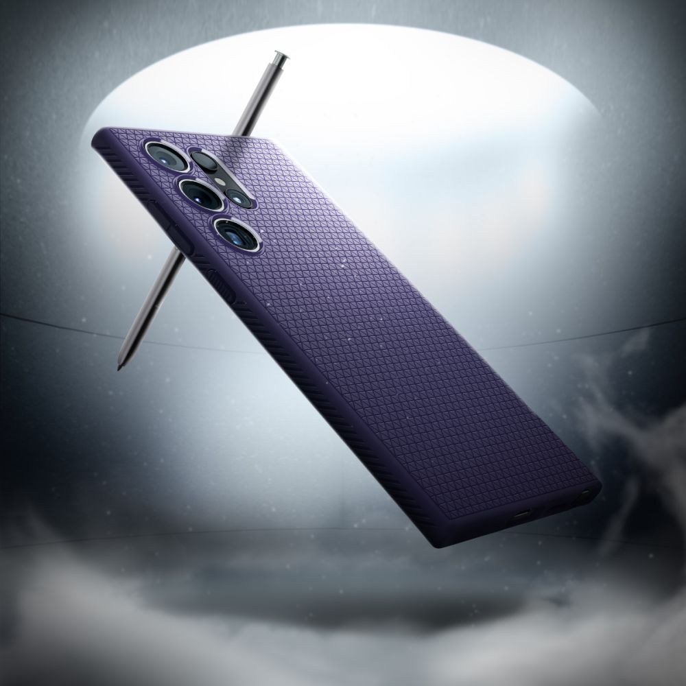 Schutzhülle für Galaxy S24 Ultra, Spigen Liquid Air, Violett