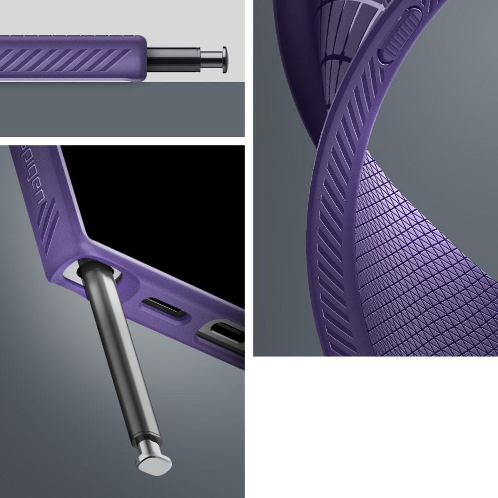 Schutzhülle für Galaxy S24 Ultra, Spigen Liquid Air, Violett