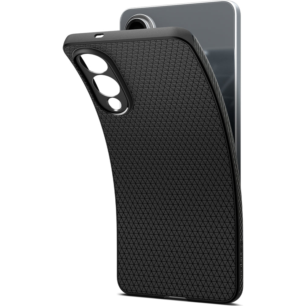 Handyhülle für Galaxy S25 Edge, Spigen Liquid Air, Schwarz