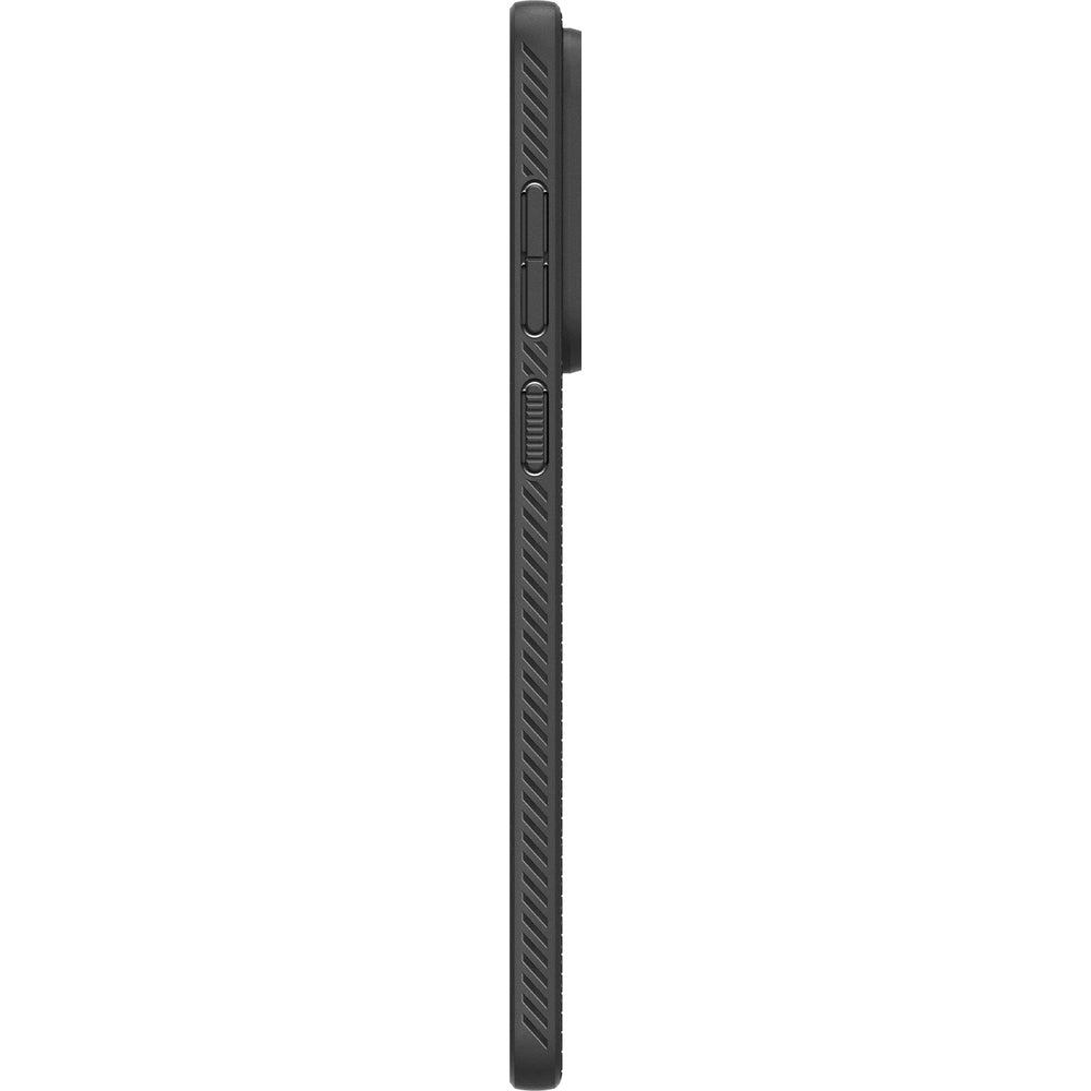 Handyhülle für Galaxy S25 Edge, Spigen Liquid Air, Schwarz