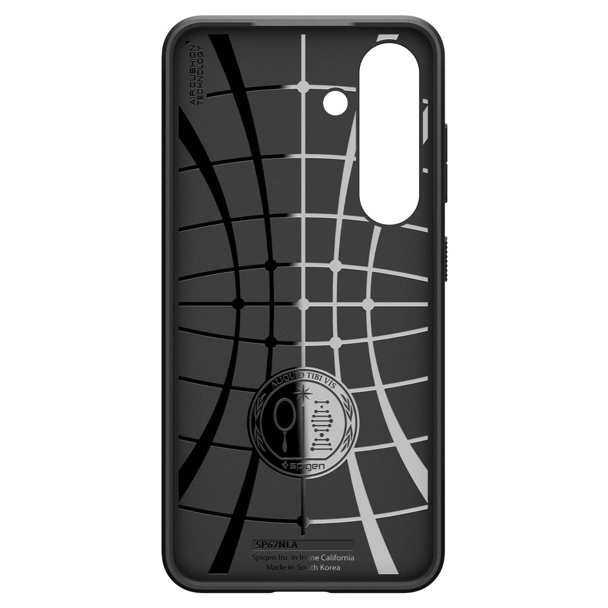 Handyhülle für Galaxy S25, Spigen Liquid Air, Schwarz