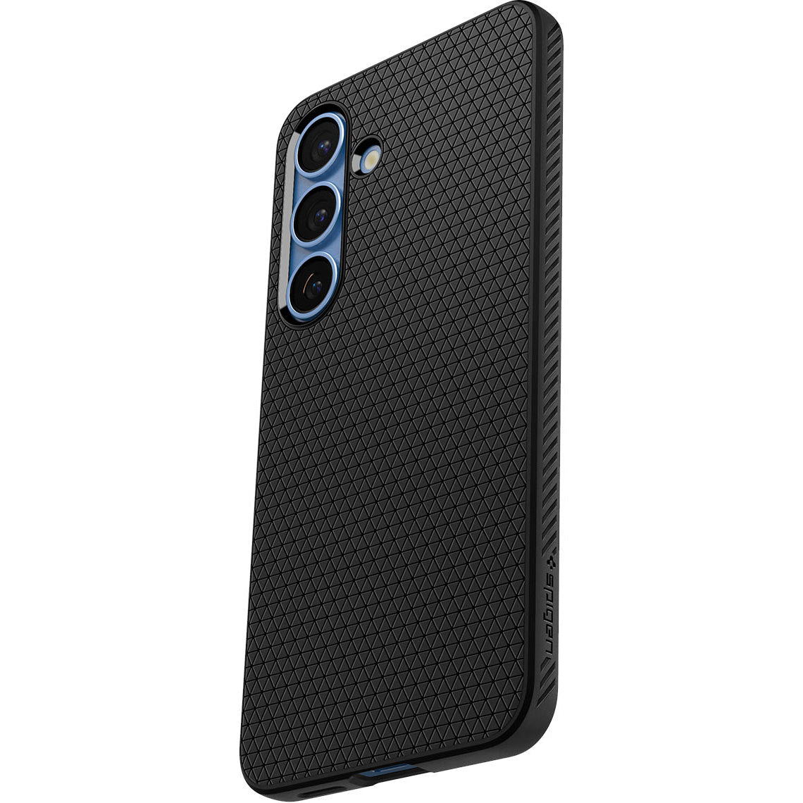 Handyhülle für Galaxy S25, Spigen Liquid Air, Schwarz