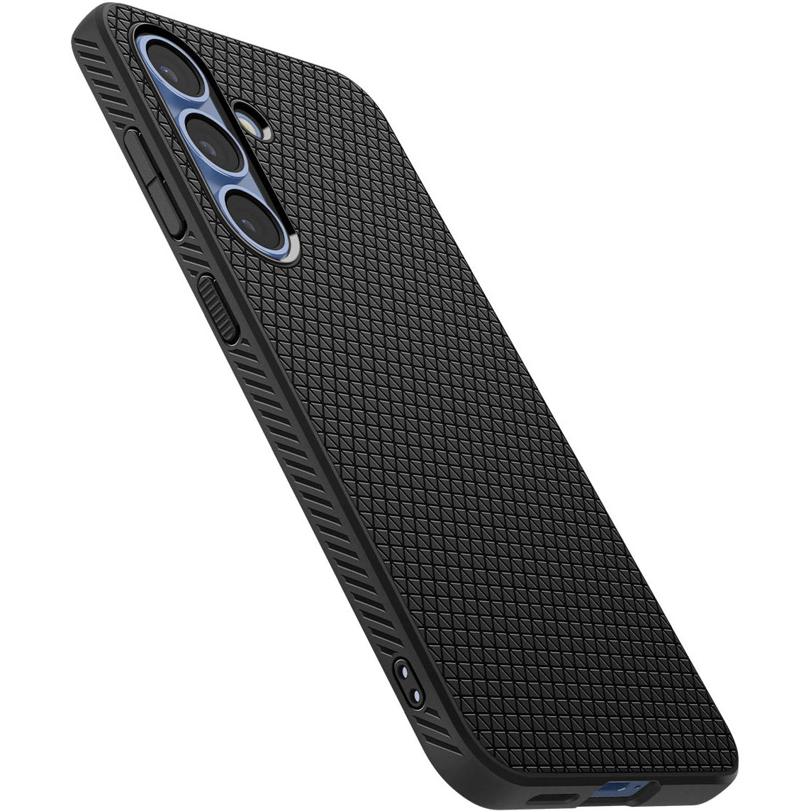 Handyhülle für Galaxy S25, Spigen Liquid Air, Schwarz