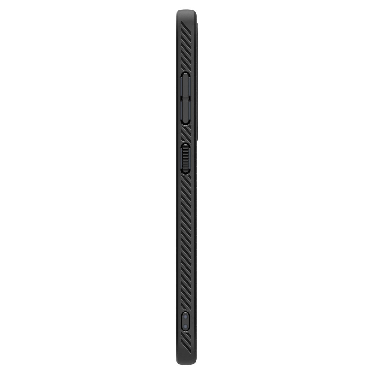 Handyhülle für Galaxy S25, Spigen Liquid Air, Schwarz