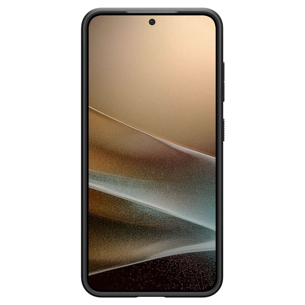 Handyhülle für Galaxy S25, Spigen Liquid Air, Schwarz