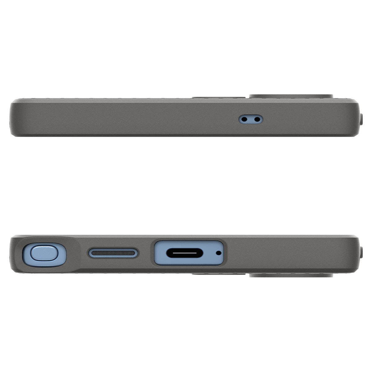 Handyhülle für Galaxy S25 Ultra, Spigen Liquid Air, Grau