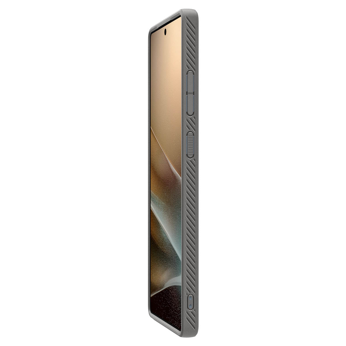 Handyhülle für Galaxy S25 Ultra, Spigen Liquid Air, Grau